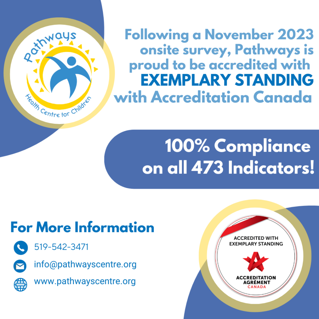 Pathways Accredited With Exemplary Standing Pathways Health Centre for Children