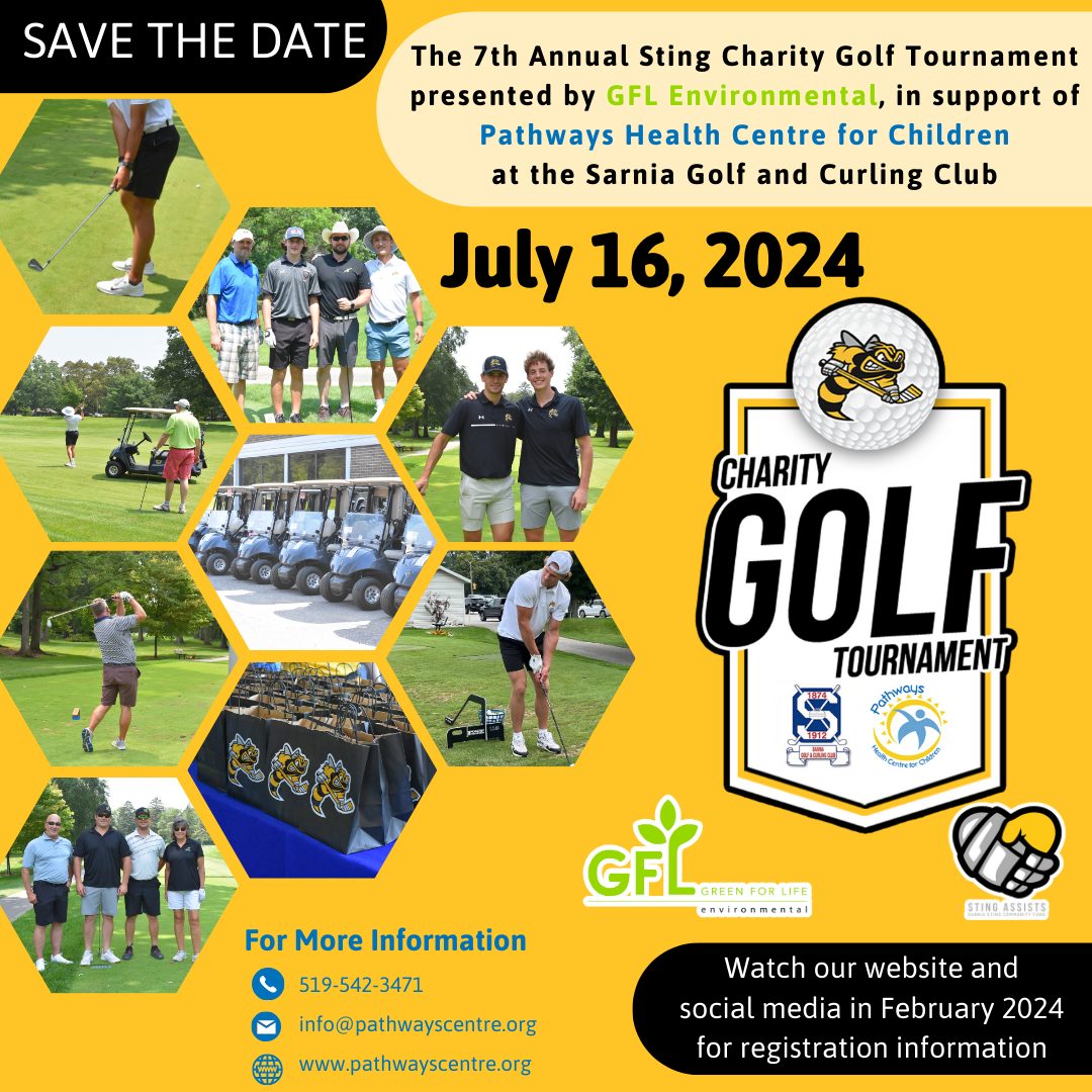 Save The Date – Sarnia Sting Charity Golf Tournament – July 16, 2024