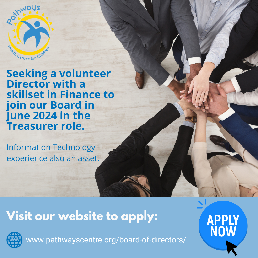 Seeking a Volunteer Director to Join as Board Treasurer