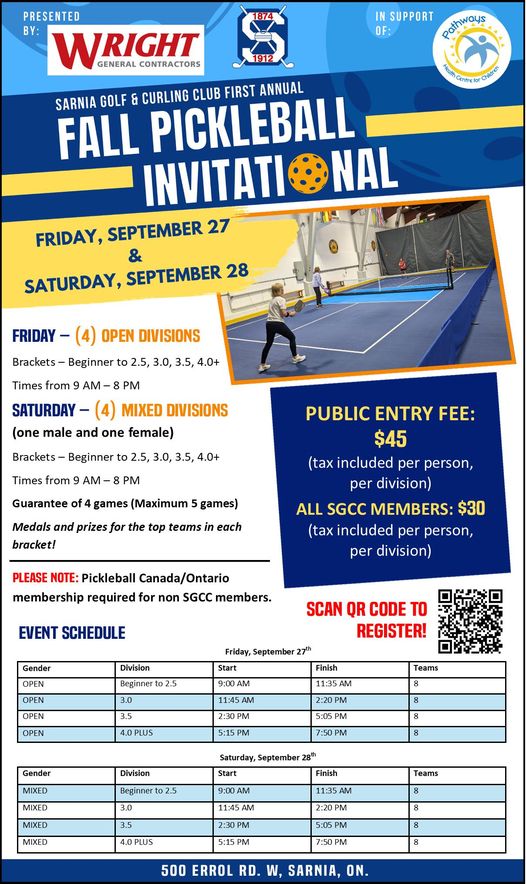 Fall Pickleball Invitational