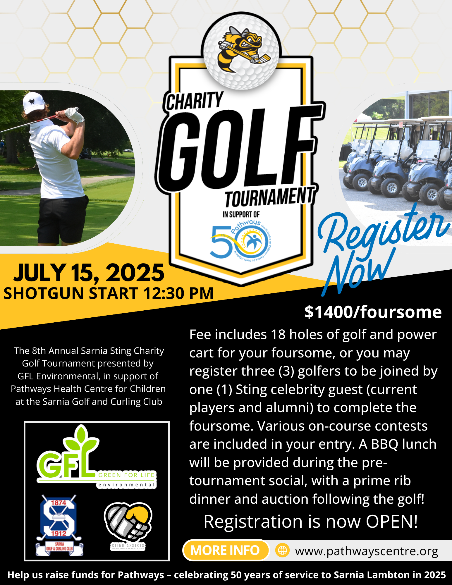 2025 Sarnia Sting – Pathways Charity Golf Tournament